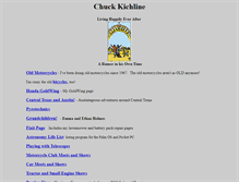 Tablet Screenshot of chuck.kichline.com